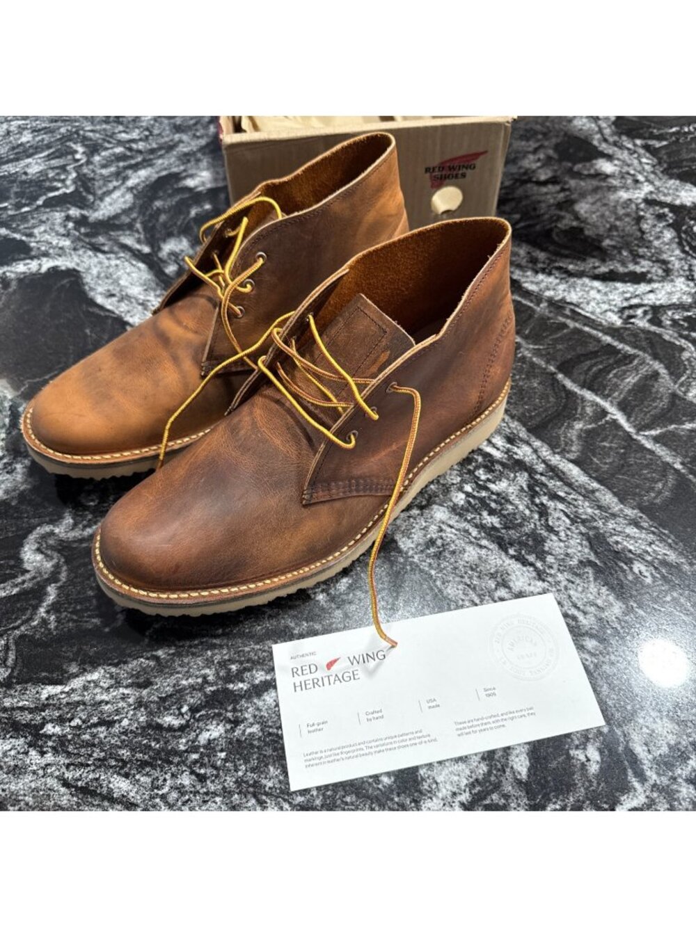 RED WING WEEKENDER CHUKKA IN COPPER ROUGH & TOUGH LEATHER 3622 NIB